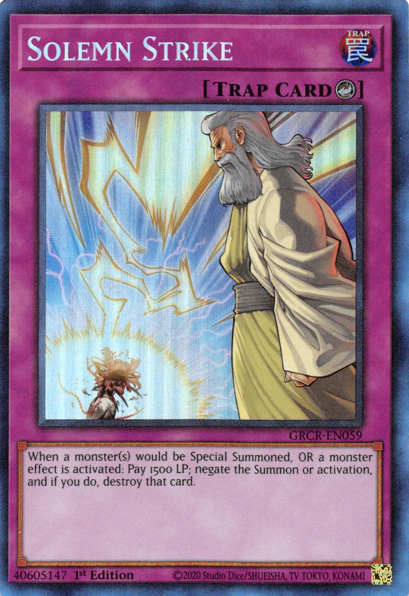 Solemn Strike [GRCR-EN059] Collector's Rare | Game Master's Emporium (The New GME)