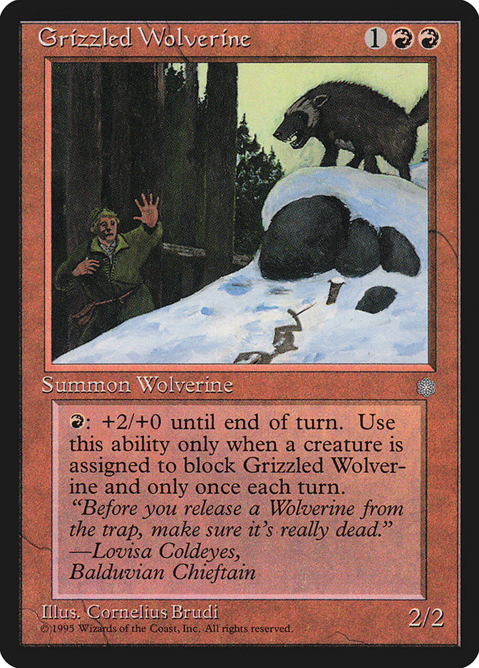 Grizzled Wolverine [Ice Age] | Game Master's Emporium (The New GME)