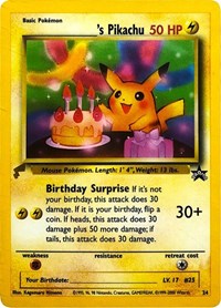 Pikachu (24) (Birthday) [Pikachu World Collection Promos] | Game Master's Emporium (The New GME)