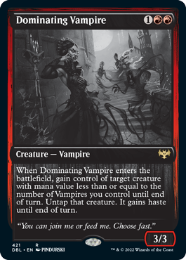 Dominating Vampire [Innistrad: Double Feature] | Game Master's Emporium (The New GME)