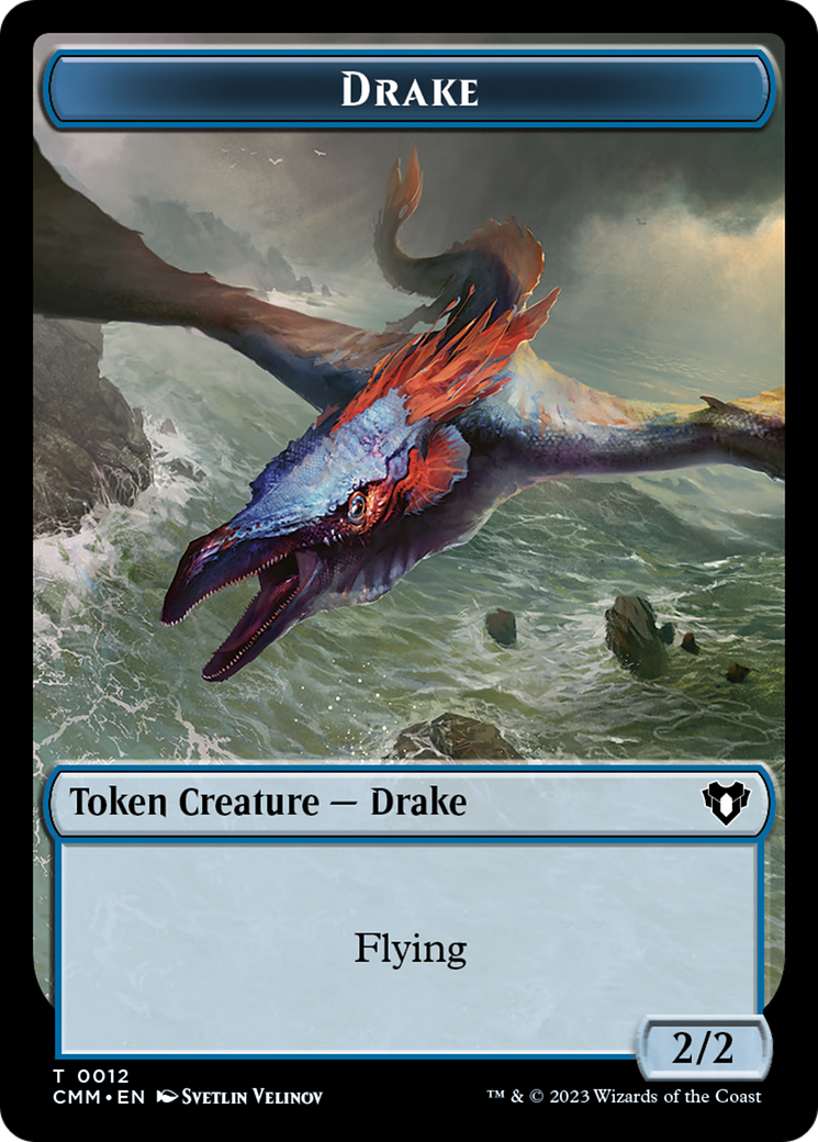 Drake Token [Commander Masters Tokens] | Game Master's Emporium (The New GME)