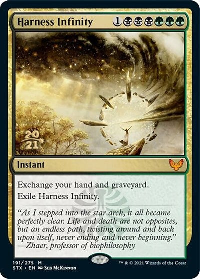 Harness Infinity [Strixhaven: School of Mages Prerelease Promos] | Game Master's Emporium (The New GME)