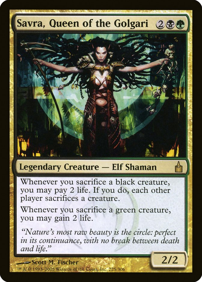 Savra, Queen of the Golgari [Ravnica: City of Guilds] | Game Master's Emporium (The New GME)