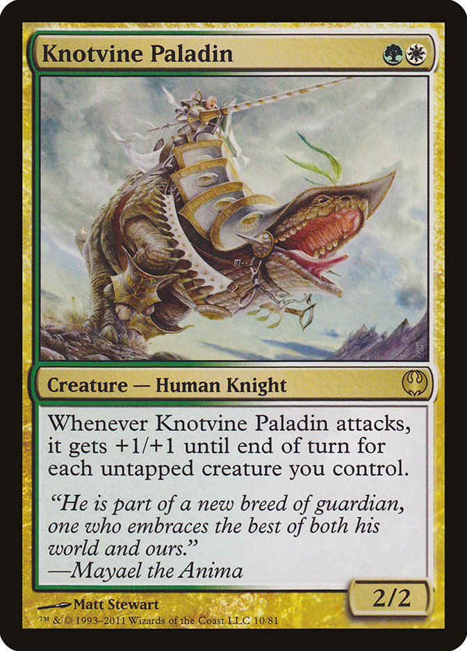 Knotvine Paladin [Duel Decks: Knights vs. Dragons] | Game Master's Emporium (The New GME)