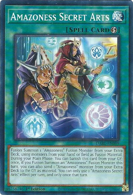 Amazoness Secret Arts [DABL-EN099] Common | Game Master's Emporium (The New GME)