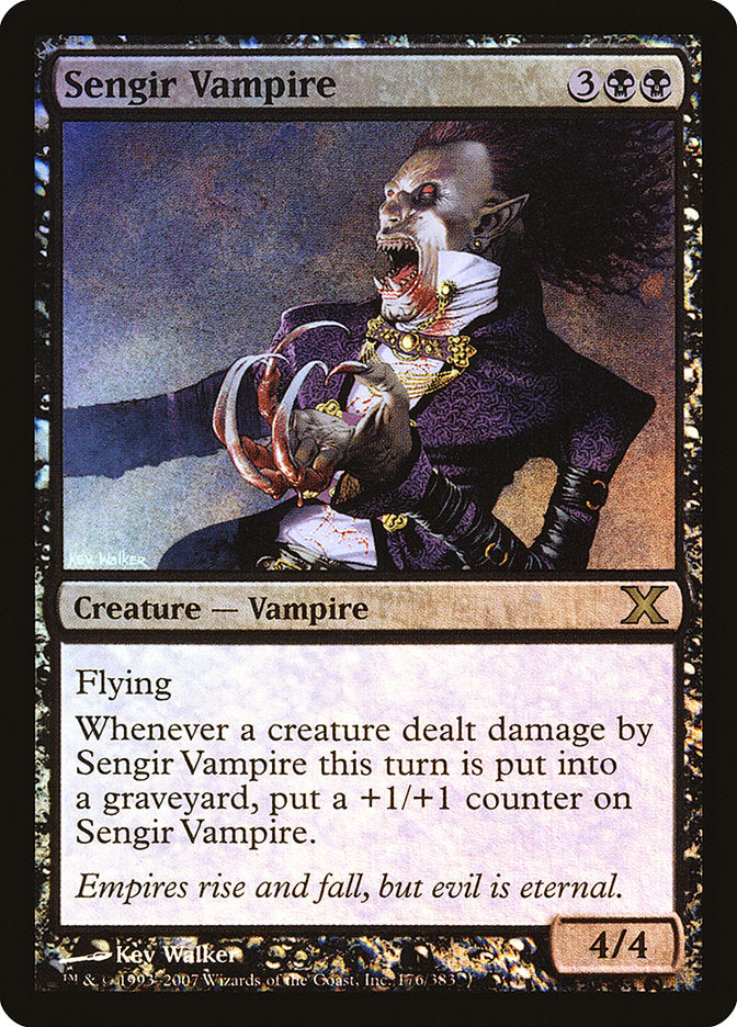 Sengir Vampire (Premium Foil) [Tenth Edition] | Game Master's Emporium (The New GME)