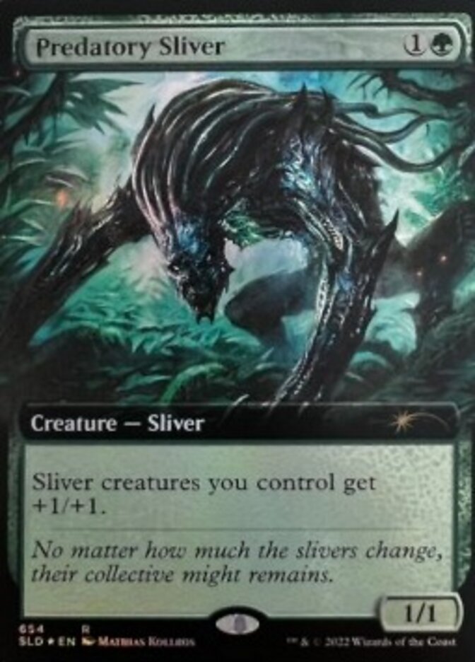 Predatory Sliver (Extended Art) [Secret Lair Drop Promos] | Game Master's Emporium (The New GME)