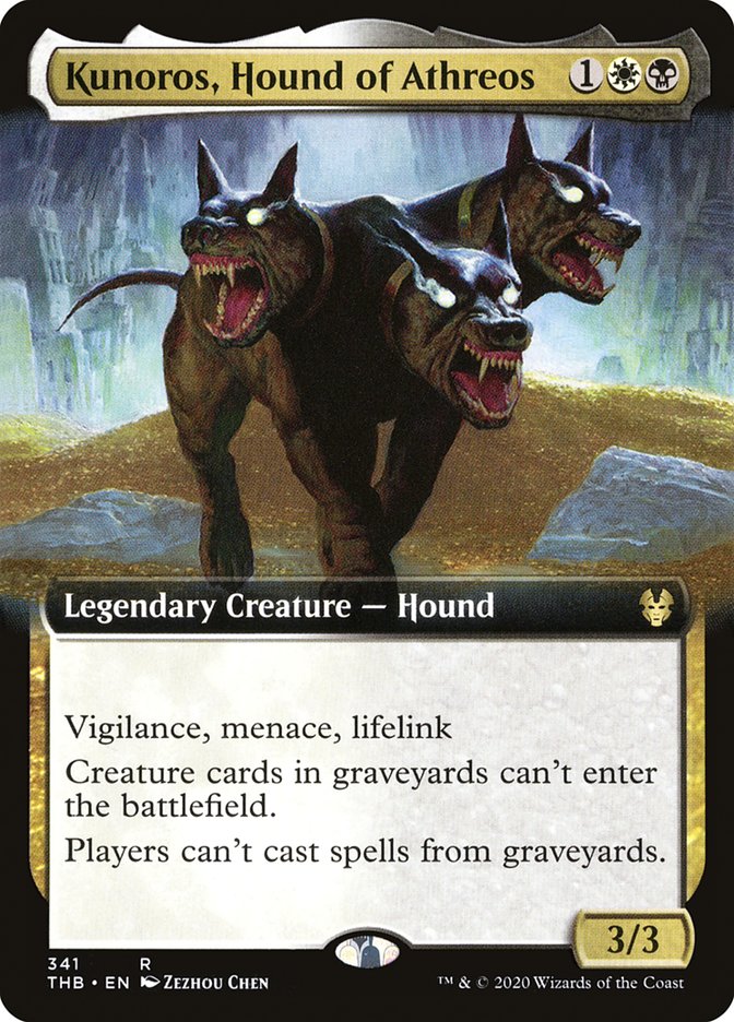 Kunoros, Hound of Athreos (Extended Art) [Theros Beyond Death] | Game Master's Emporium (The New GME)