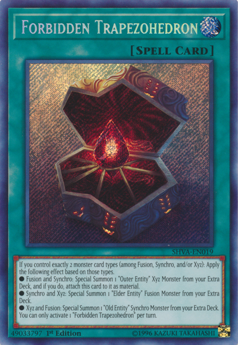 Forbidden Trapezohedron [SHVA-EN019] Secret Rare | Game Master's Emporium (The New GME)