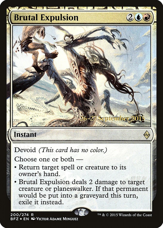 Brutal Expulsion [Battle for Zendikar Prerelease Promos] | Game Master's Emporium (The New GME)