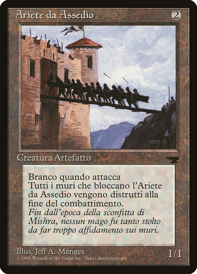 Battering Ram (Italian) - "Ariete da Assedio" [Rinascimento] | Game Master's Emporium (The New GME)