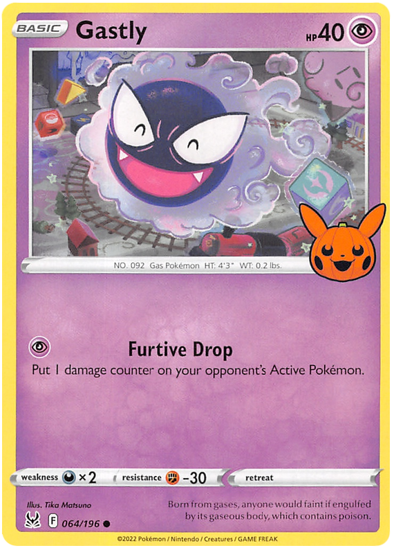 Gastly (064/196) [Trick or Trade 2023] | Game Master's Emporium (The New GME)