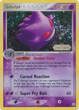 Gengar (5/92) (Stamped) [EX: Legend Maker] | Game Master's Emporium (The New GME)