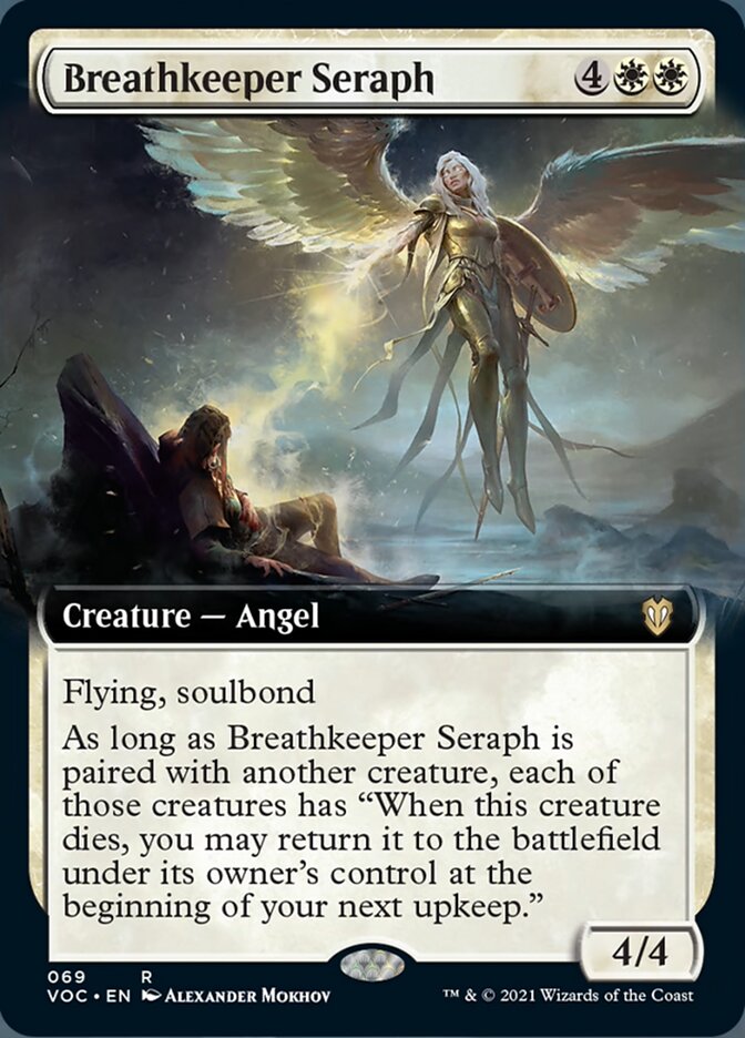 Breathkeeper Seraph (Extended Art) [Innistrad: Crimson Vow Commander] | Game Master's Emporium (The New GME)