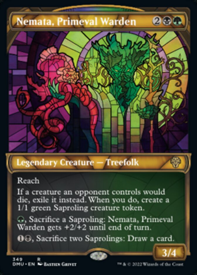 Nemata, Primeval Warden (Showcase Textured) [Dominaria United] | Game Master's Emporium (The New GME)