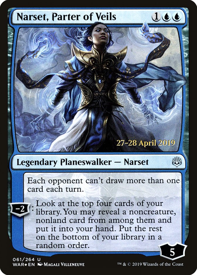 Narset, Parter of Veils [War of the Spark Prerelease Promos] | Game Master's Emporium (The New GME)