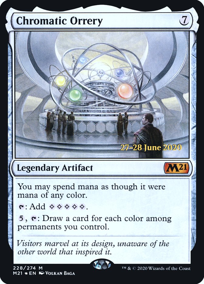 Chromatic Orrery [Core Set 2021 Prerelease Promos] | Game Master's Emporium (The New GME)