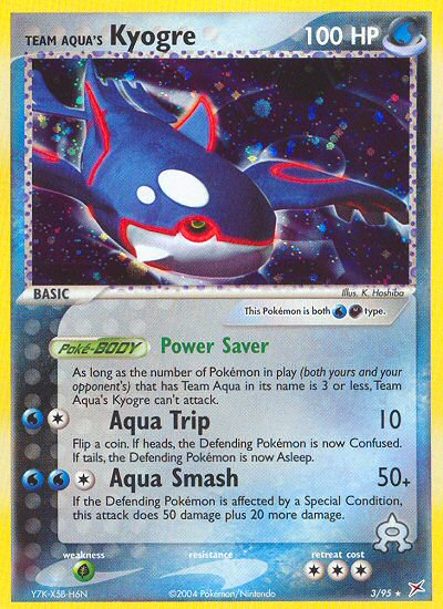 Team Aqua's Kyogre (3/95) [EX: Team Magma vs Team Aqua] | Game Master's Emporium (The New GME)