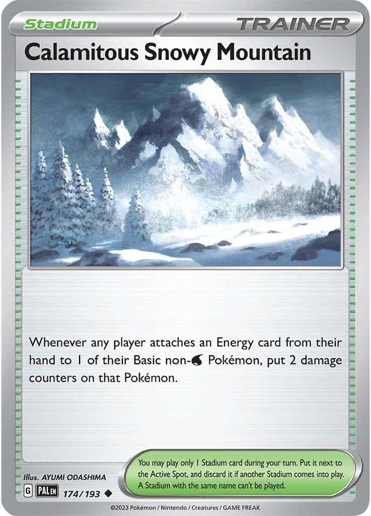 Calamitous Snowy Mountain (174/193) [Scarlet & Violet: Paldea Evolved] | Game Master's Emporium (The New GME)