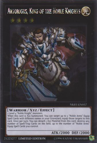 Artorigus, King of the Noble Knights [NKRT-EN037] Platinum Rare | Game Master's Emporium (The New GME)