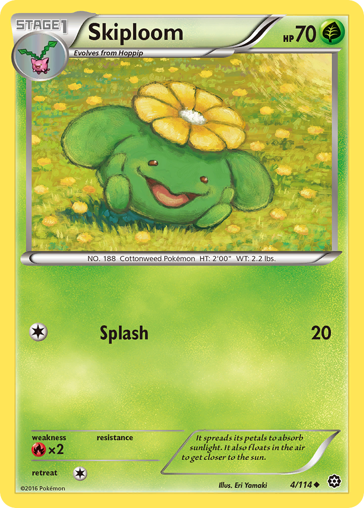 Skiploom (4/114) [XY: Steam Siege] | Game Master's Emporium (The New GME)