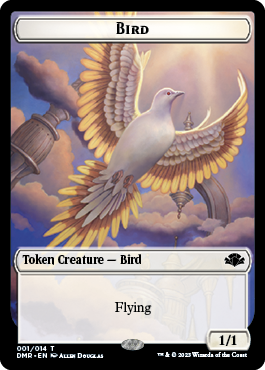 Zombie // Bird Double-Sided Token [Dominaria Remastered Tokens] | Game Master's Emporium (The New GME)