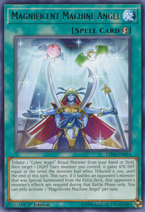 Magnificent Machine Angel [LED4-EN016] Rare | Game Master's Emporium (The New GME)