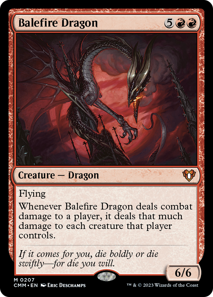 Balefire Dragon [Commander Masters] | Game Master's Emporium (The New GME)