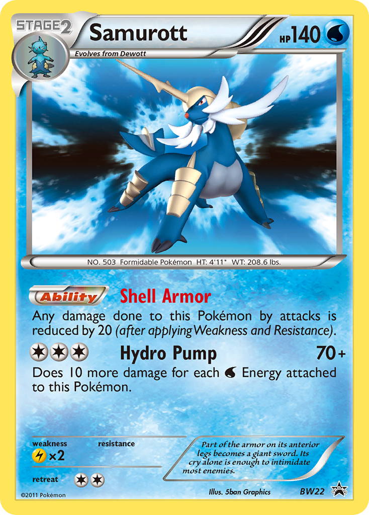 Samurott (BW22) [Black & White: Black Star Promos] | Game Master's Emporium (The New GME)