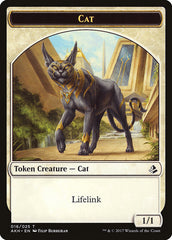 Tah-Crop Skirmisher // Cat Double-Sided Token [Amonkhet Tokens] | Game Master's Emporium (The New GME)