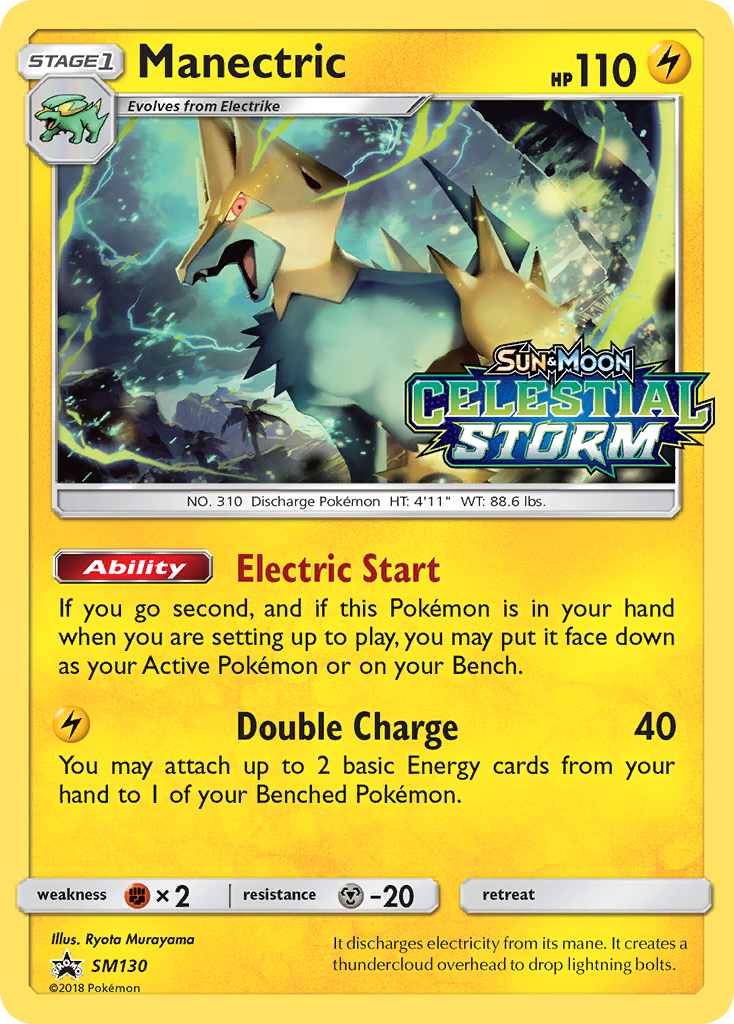 Manectric (SM130) [Sun & Moon: Black Star Promos] | Game Master's Emporium (The New GME)