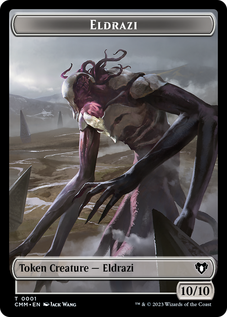 Eldrazi // Phyrexian Germ Double-Sided Token [Commander Masters Tokens] | Game Master's Emporium (The New GME)