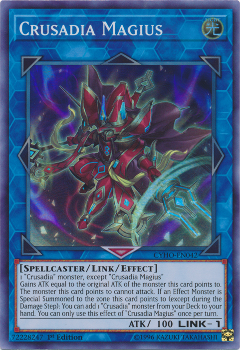 Crusadia Magius [CYHO-EN042] Super Rare | Game Master's Emporium (The New GME)