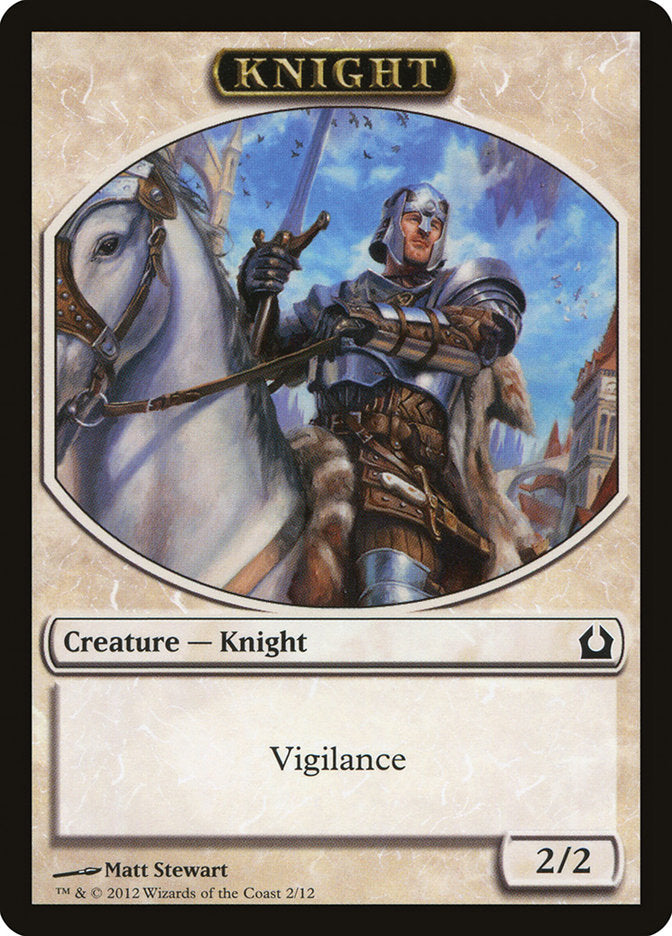 Knight Token [Return to Ravnica Tokens] | Game Master's Emporium (The New GME)