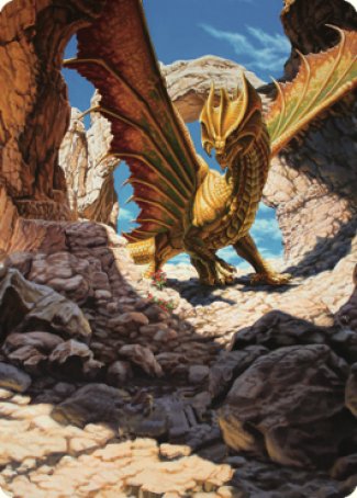 Ancient Brass Dragon Art Card (02) [Commander Legends: Battle for Baldur's Gate Art Series] | Game Master's Emporium (The New GME)