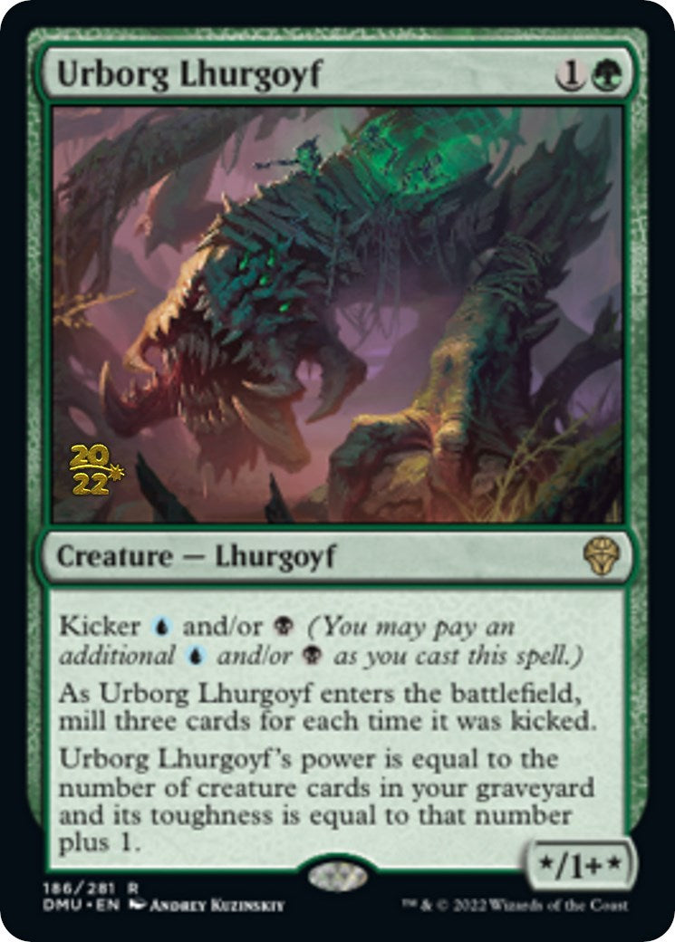 Urborg Lhurgoyf [Dominaria United Prerelease Promos] | Game Master's Emporium (The New GME)