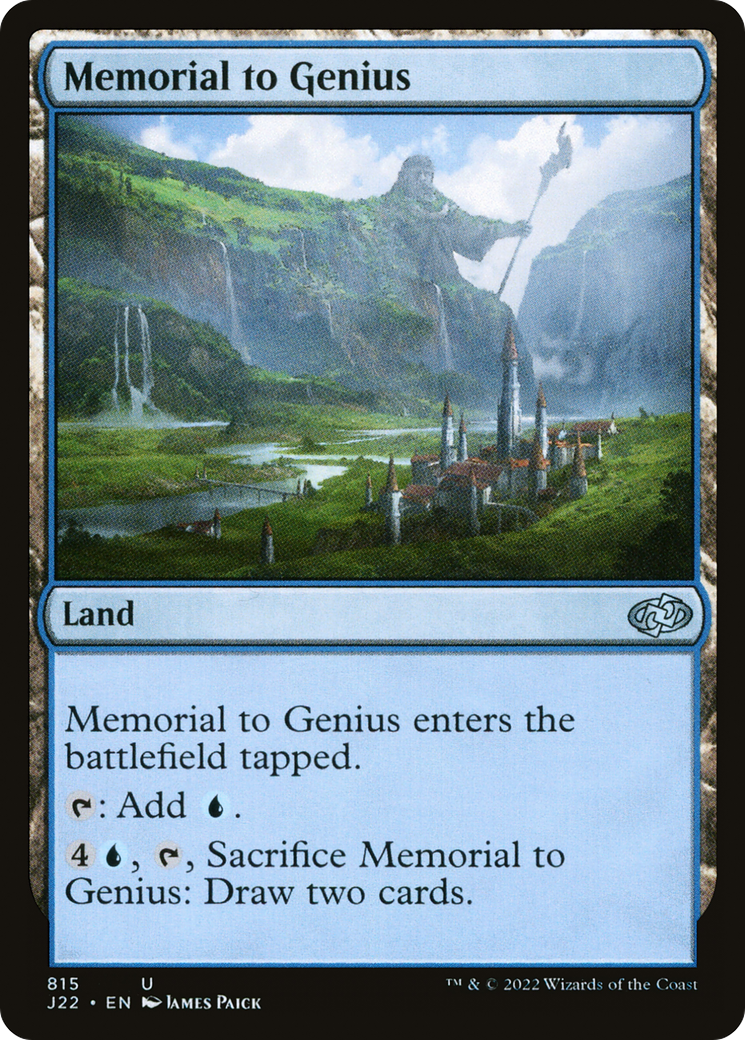 Memorial to Genius [Jumpstart 2022] | Game Master's Emporium (The New GME)