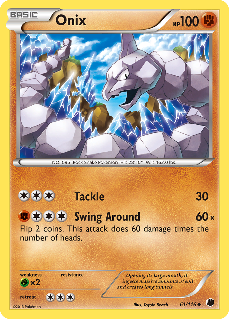 Onix (61/116) [Black & White: Plasma Freeze] | Game Master's Emporium (The New GME)