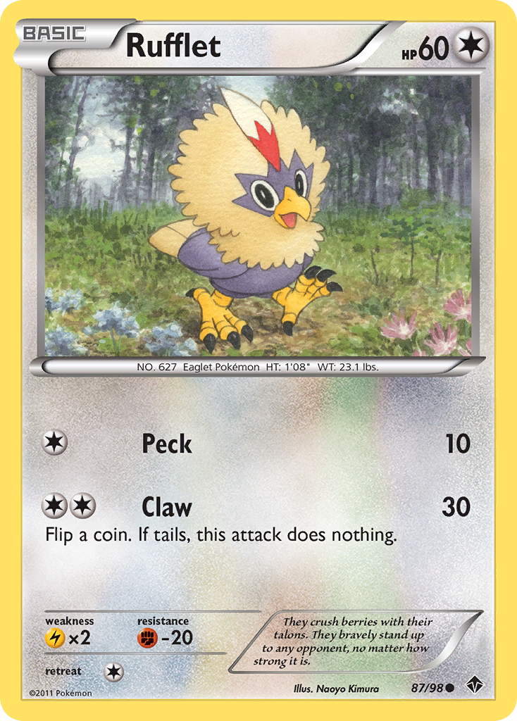 Rufflet (87/98) [Black & White: Emerging Powers] | Game Master's Emporium (The New GME)