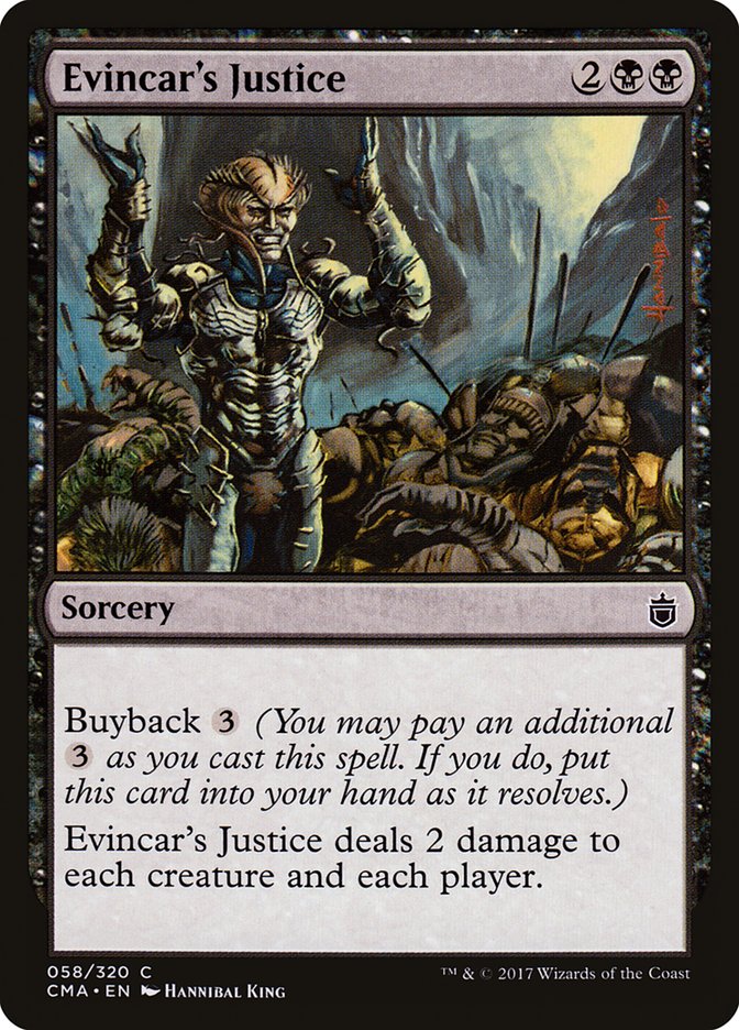 Evincar's Justice [Commander Anthology] | Game Master's Emporium (The New GME)