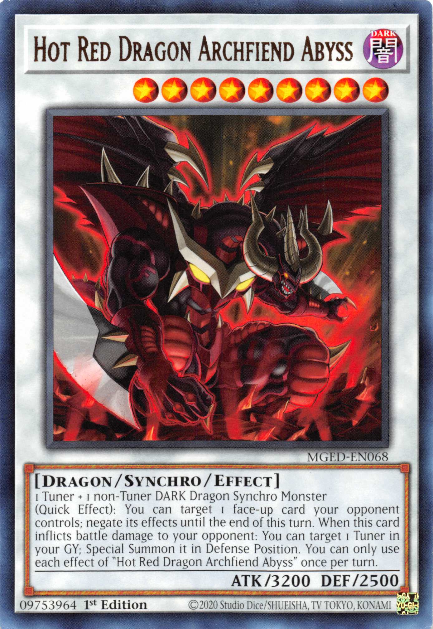 Hot Red Dragon Archfiend Abyss [MGED-EN068] Rare | Game Master's Emporium (The New GME)