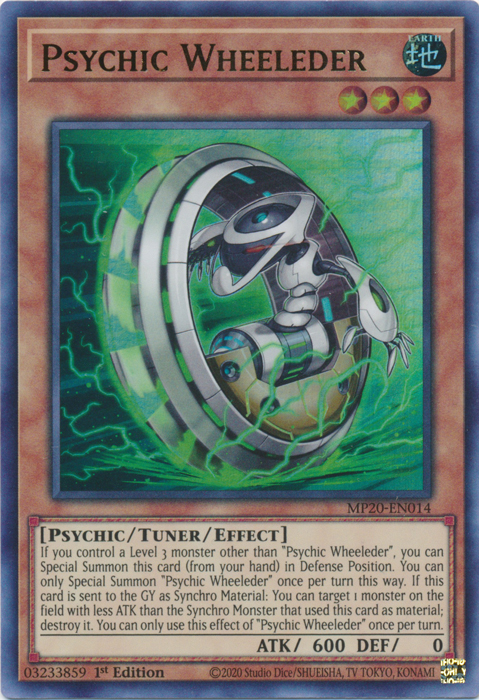 Psychic Wheeleder [MP20-EN014] Ultra Rare | Game Master's Emporium (The New GME)