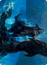 Cosima, God of the Voyage Art Card (Gold-Stamped Signature) [Kaldheim Art Series] | Game Master's Emporium (The New GME)