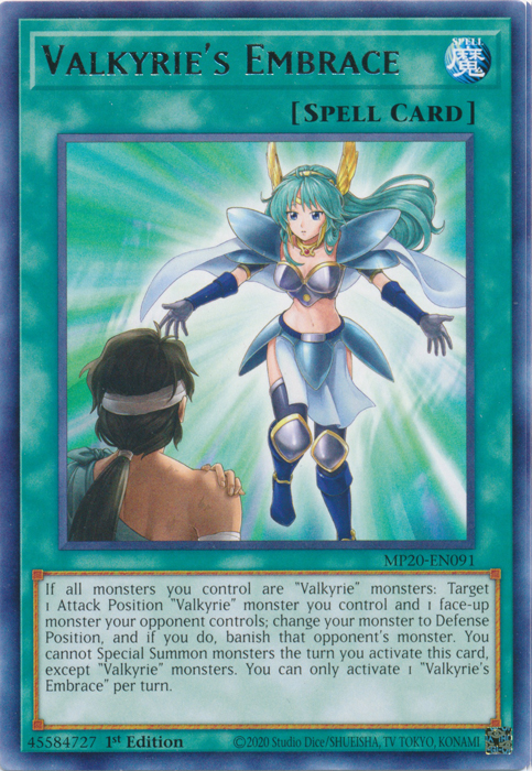 Valkyrie's Embrace [MP20-EN091] Rare | Game Master's Emporium (The New GME)