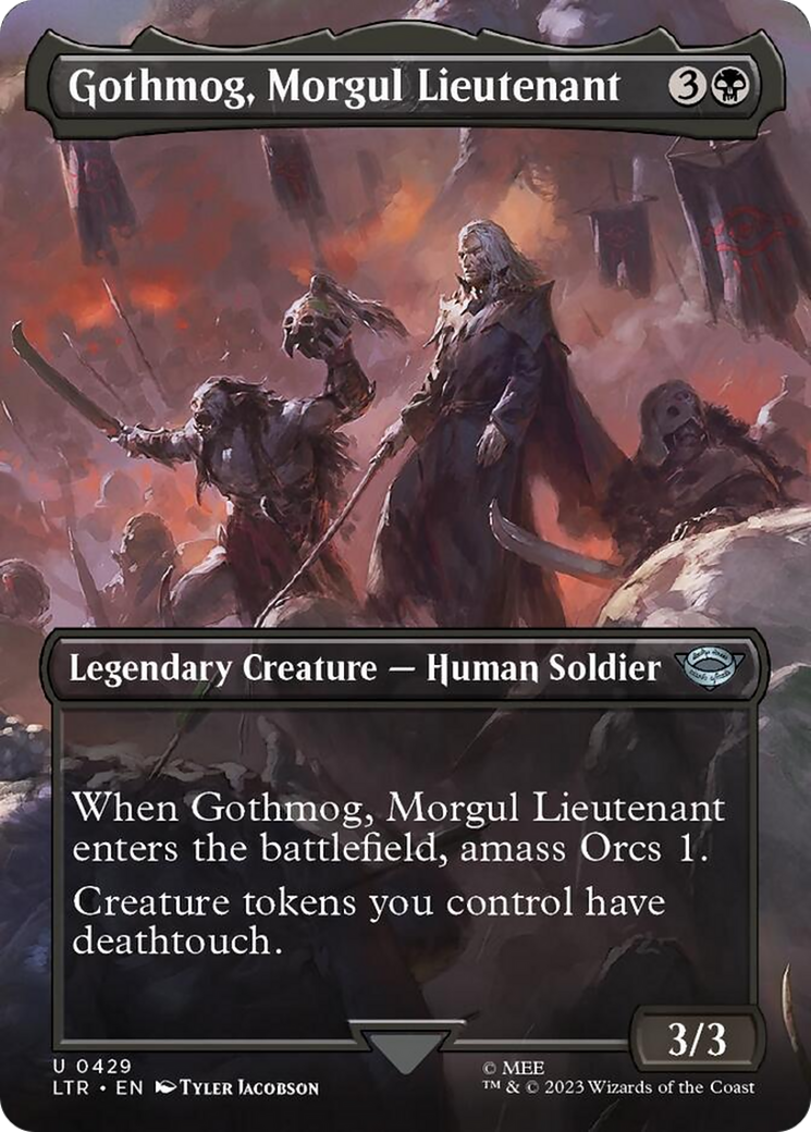 Gothmog, Morgul Lieutenant (Borderless Alternate Art) [The Lord of the Rings: Tales of Middle-Earth] | Game Master's Emporium (The New GME)