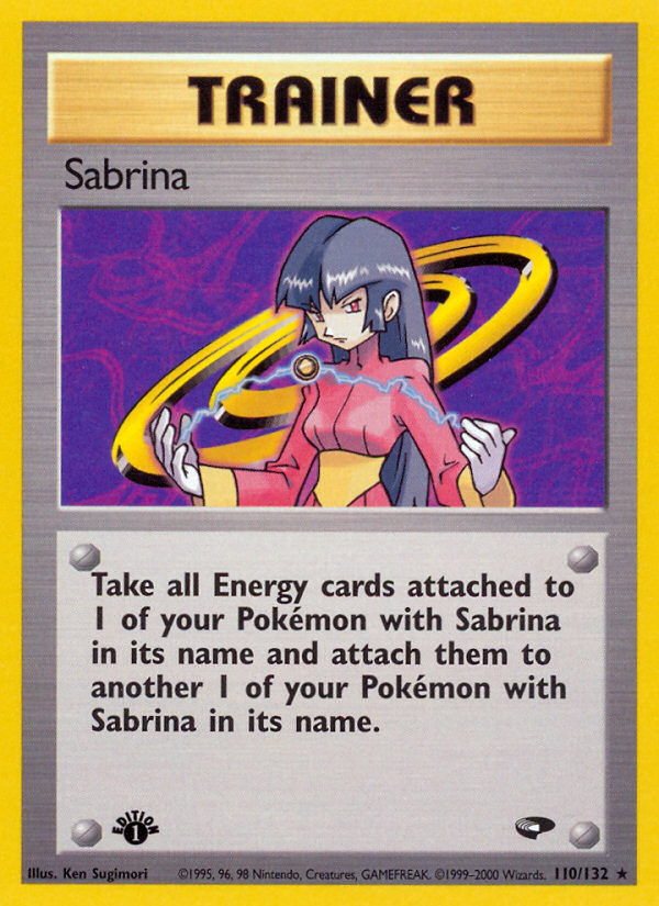 Sabrina (110/132) [Gym Challenge 1st Edition] | Game Master's Emporium (The New GME)