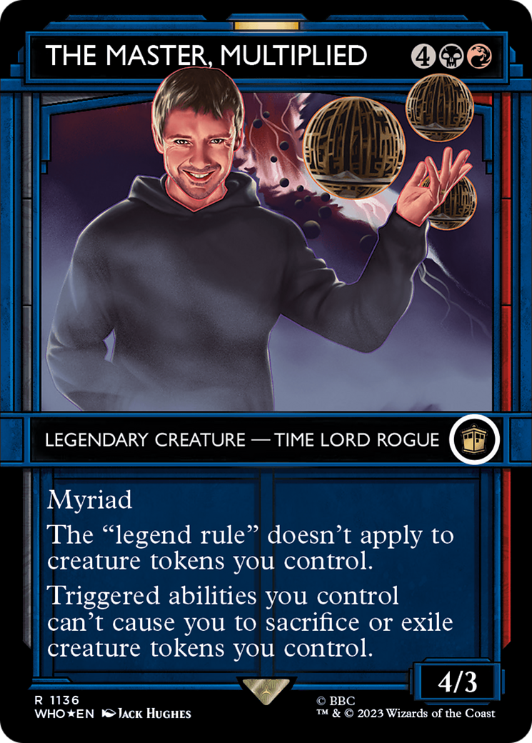 The Master, Multiplied (Showcase) (Surge Foil) [Doctor Who] | Game Master's Emporium (The New GME)