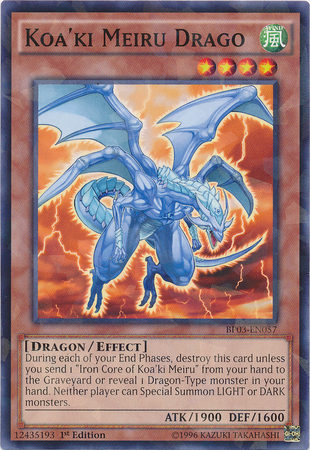 Koa'ki Meiru Drago [BP03-EN057] Shatterfoil Rare | Game Master's Emporium (The New GME)