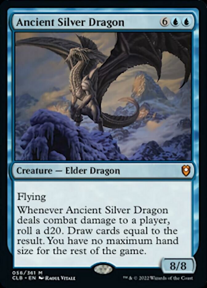 Ancient Silver Dragon [Commander Legends: Battle for Baldur's Gate] | Game Master's Emporium (The New GME)