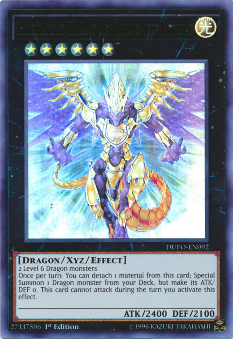 Hieratic Dragon King of Atum [DUPO-EN092] Ultra Rare | Game Master's Emporium (The New GME)